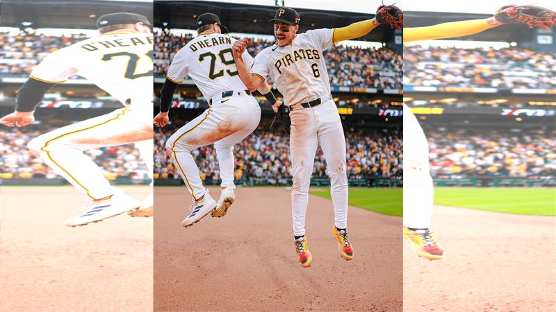 台灣新聞通訊社-MLB/是真貨! 海盜新秀葛瑞芬生涯首打席敲二壘打+打點