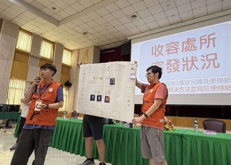 台灣新聞通訊社-城鎮韌性演習首場於彰化登場　 內政部整合192名替代役強化防災動員