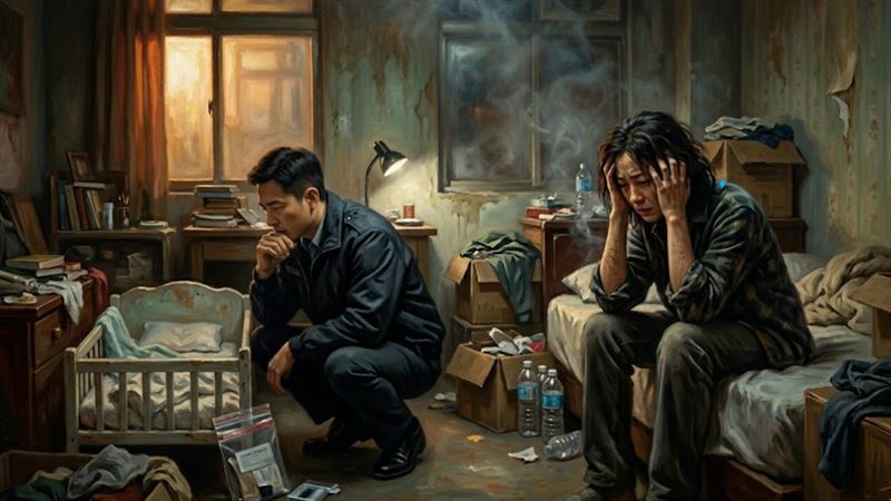 台灣新聞通訊社-太狠心！失蹤女毒蟲租屋處「綜合自助餐」　滿月女嬰毛髮竟驗出3種毒