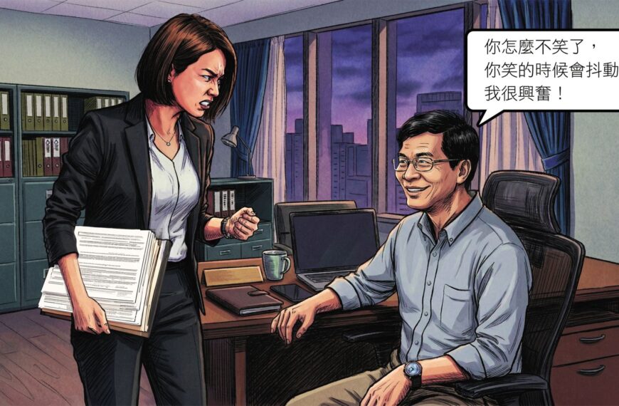 台灣新聞通訊社-妳笑會抖我會興奮！台中色狼處長極噁性騷霸凌犯行曝光