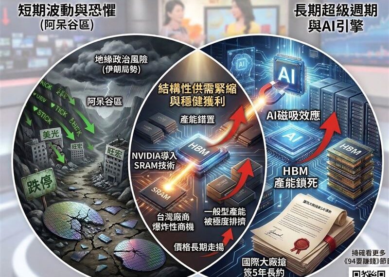 台灣新聞通訊社-記憶卡蛙砍在阿呆谷了嗎？台經院劉佩真揭密記憶體1商機　狂跌停免驚