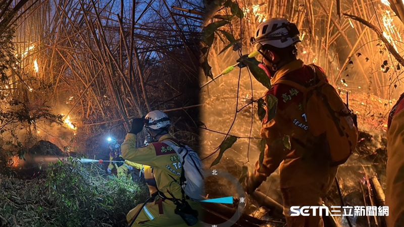 台灣新聞通訊社-墳墓燒了…公媽還在裡面！消防跨陰陽「1.5公頃滅10小時」：耗盡人力