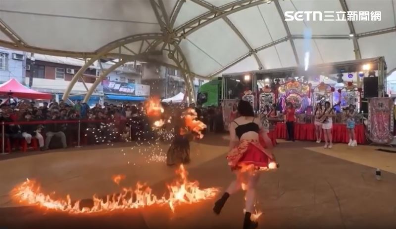 台灣新聞通訊社-火舞女神表演秒慘變人體火球!消防神主牌3點怒轟:系統性失敗