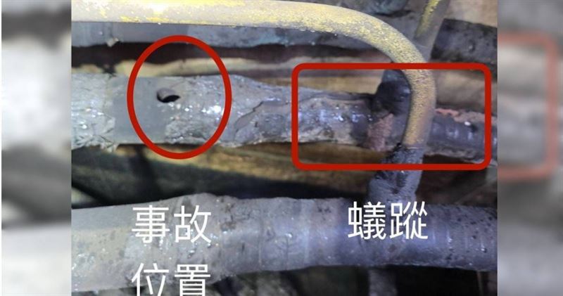 台灣新聞通訊社-縣民大道炸出大坑「真兇」找到了　台電證實：白蟻啃食管線害的