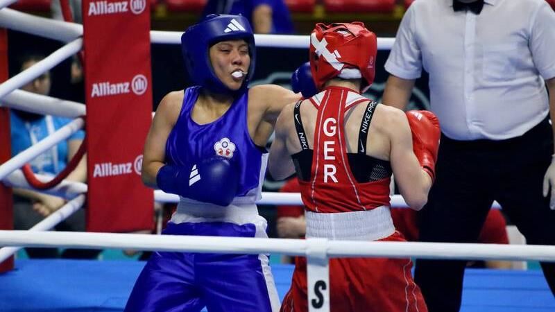 台灣新聞通訊社-「台灣小鋼砲」郭怡萱拳擊亞錦賽奪銅　教練讚：打點精準