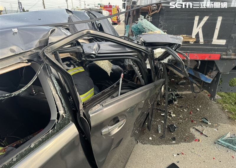 台灣新聞通訊社-猛撞貨車插車底害2友枉死！台中男「肇事落跑」落網辯：不記得怎發生