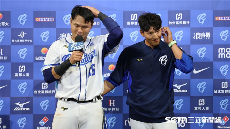 台灣新聞通訊社-中職／賽前預言拿MVP獻給林哲瑄　范國宸賽後頒獎激動落淚