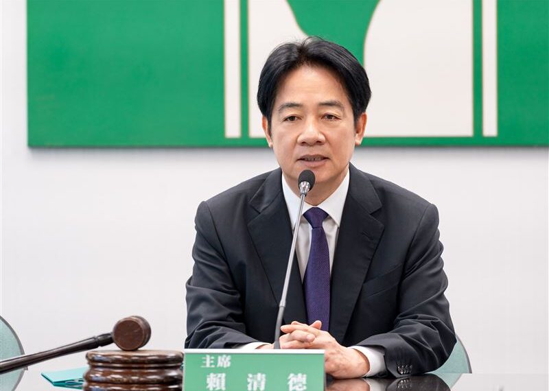 台灣新聞通訊社-鄭習會後首表態　賴清德：以和平包裝統一「會帶給台灣無窮後患」