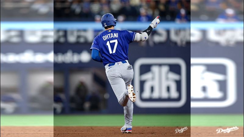 台灣新聞通訊社-MLB/大谷翔平猛打 本季第3轟出爐連2戰開砲!上壘紀錄飆41場