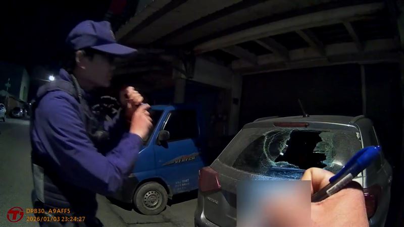 台灣新聞通訊社-21歲軍人酒後爆打女友哥!捶車破窗洩憤挨告 營區內遭拘提到案