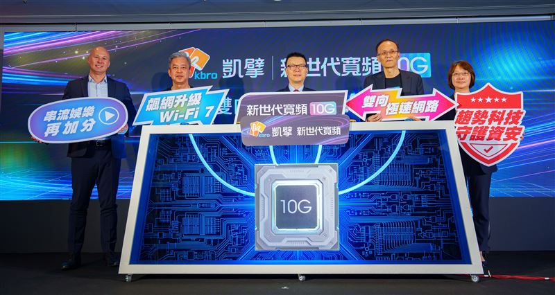 台灣新聞通訊社-迎AI浪潮！凱擘花百億升級基礎建設　推10G頻寬高韌性智慧網路