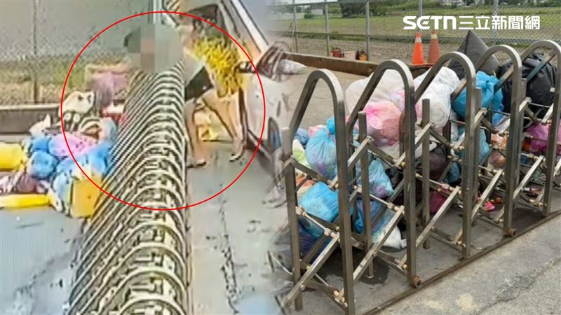 台灣新聞通訊社-畫面曝！人性血淋淋…連假垃圾「甩拋堵死」清潔隊　要開罰了