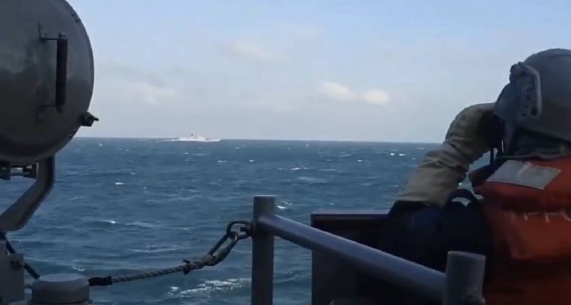 台灣新聞通訊社-8艘共艦1架共機擾台 國軍監控
