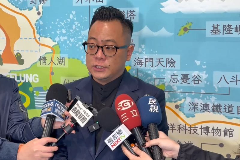 台灣新聞通訊社-談鄭麗文赴中 童子瑋:多去幾次對我選舉有幫助