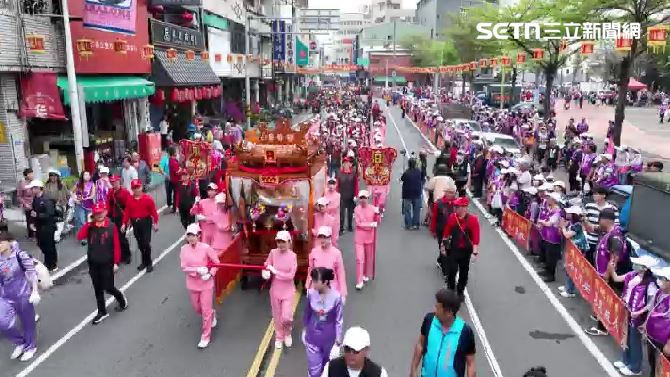 台灣新聞通訊社-桃園龍德宮四媽祖祈安遶境!將首度前往高雄 萬人隨行場面盛大