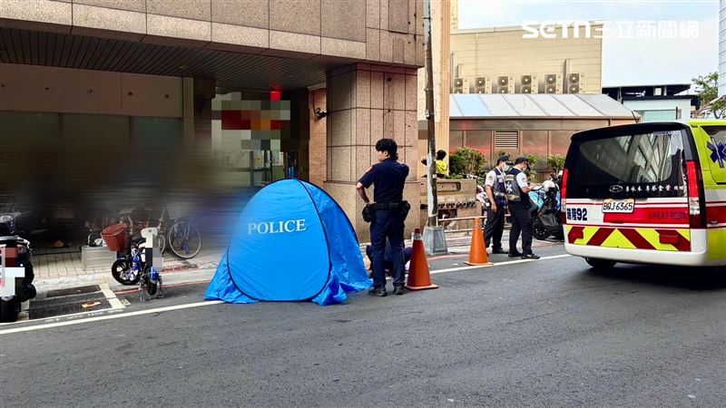 台灣新聞通訊社-快訊／同一棟…裸女屍破雨棚！再1女墜樓亡