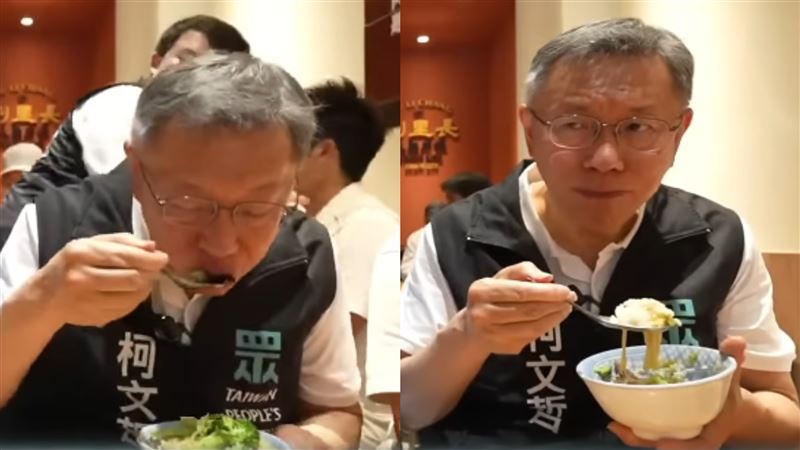 台灣新聞通訊社-掃光小菜被批貪婪！柯文哲：沒吃乾淨也變廚餘