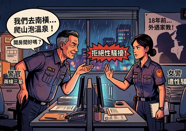 台灣新聞通訊社-色警官約炮開房撼動高雄警界…18年前偷吃家教「卡卡的」黑歷史遭起底