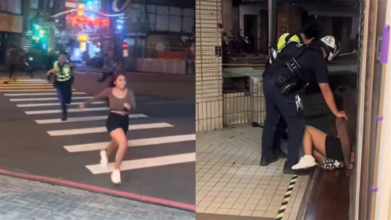台灣新聞通訊社-女移工逃跑被台中警壓制！同伴嘆：別再說台灣很爽　台網怒批：裝可憐