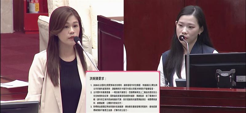 台灣新聞通訊社-無標案明細！洪婉臻爆料：台北燈節花公帑爭取中國IP「竟擠掉原創主燈」