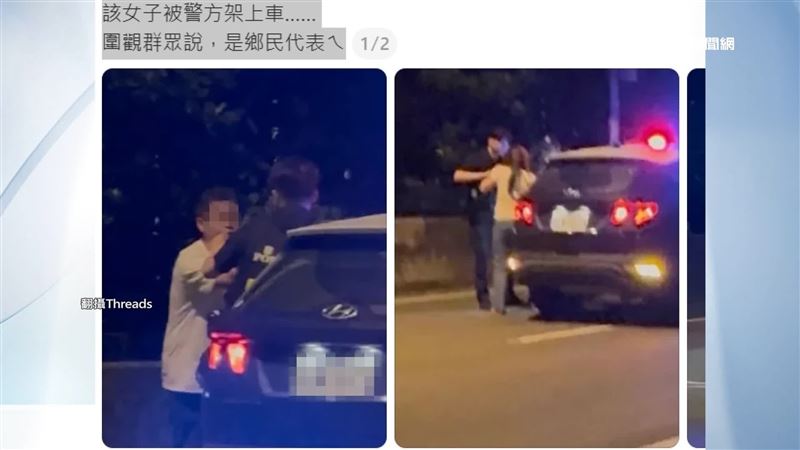 台灣新聞通訊社-民眾黨鄉代與夫當街大吵　「上演飛車追逐」驚動警