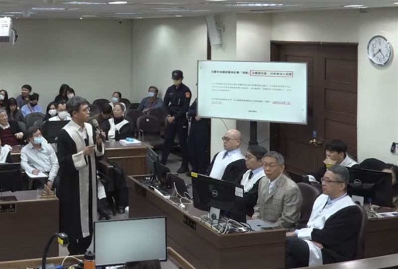 台灣新聞通訊社-柯文哲案沈慶京律師罵檢察官「講幹話」　批檢「密室逼供」硬凹「視察」