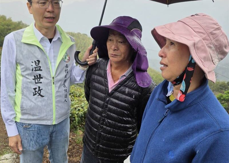 台灣新聞通訊社-久旱釀茶災！温世政替農民爭取補助　南投縣府擬擴及全縣