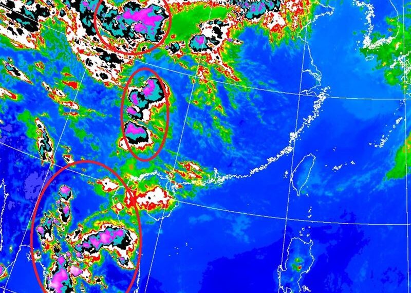 台灣新聞通訊社-本週2段變天「雷雨紅爆」！衛星圖大片紫色出現　鄭明典：季節轉變特徵