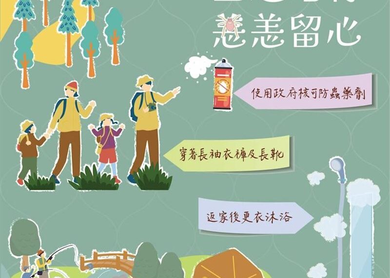 台灣新聞通訊社-肉眼看不見的威脅！戶外活動穿長袖噴防蟲劑 遠離恙蟲病