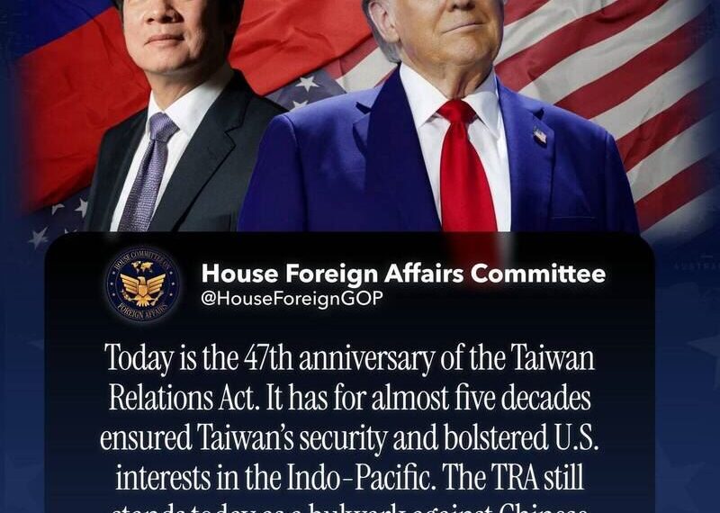 台灣新聞通訊社-鄭麗文糗了？美國會曬「川賴照」反制鄭習會　他揭背後3層意義