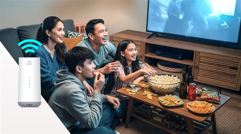 台灣新聞通訊社-家用寬頻新選擇！遠傳推5G家用寬頻居家娛樂包　免施工、隨插即用