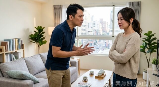台灣新聞通訊社-為教養理念鬧翻！人妻控尪臉書公開抱怨 分居半年訴離失敗