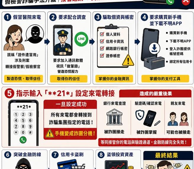 台灣新聞通訊社-別輸入「＊＊21＊」 男子手機遭詐團轉接 連2天被盜刷、賣股366萬元