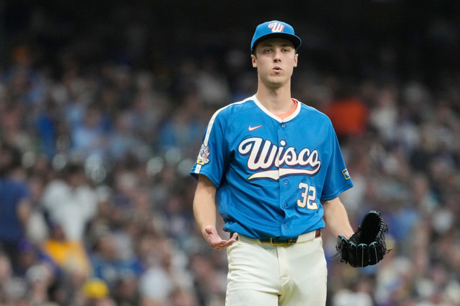 台灣新聞通訊社-MLB》先發投手新紀錄！釀酒人怪物「米茲」飆速166.7公里虐爆洋基