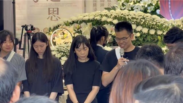 台灣新聞通訊社-台南女警人生畢典穿婚紗化身天使   兄姊泣：家裡再沒妳的聲音