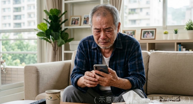 台灣新聞通訊社-老兵心碎!妻與博士老友去旅社 她群組認:確實在那上床