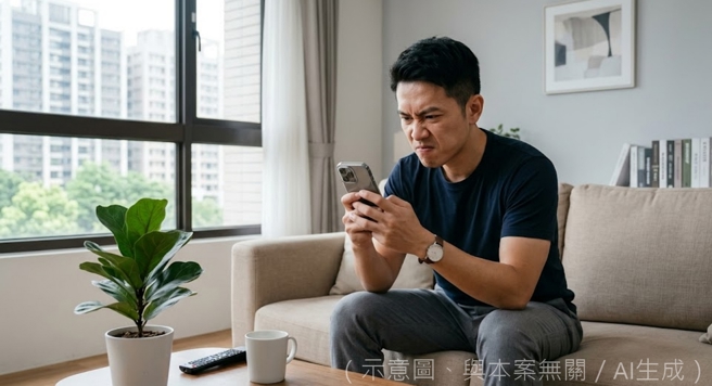 台灣新聞通訊社-「想跟我做愛嗎」妻手機驚見熱聊鹹濕對話！ 人夫崩潰提告