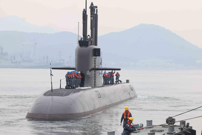 台灣新聞通訊社-韓自製潛艦橫越太平洋 航向加國參與聯演