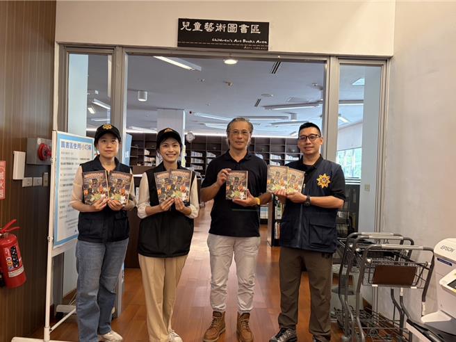 台灣新聞通訊社-刑警變身說書人！高市刑大推「刑事貓咪」繪本 讓防詐觀念從小扎根