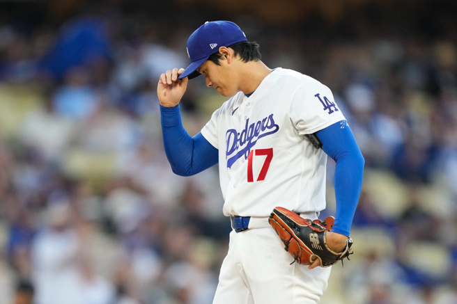 台灣新聞通訊社-MLB》大谷翔平變道奇王牌 首度獲選單月最佳投手