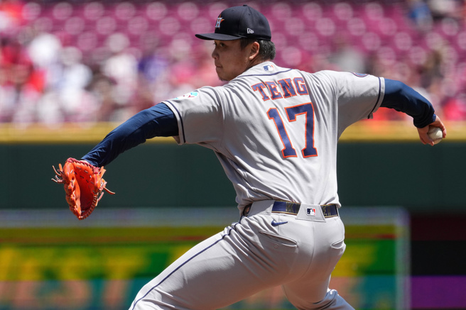 台灣新聞通訊社-MLB》鄧愷威先發戰紅人遇亂流 3局失3分吞第3敗