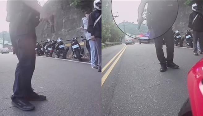 台灣新聞通訊社-台中警抓飆車仔!山區2打10自保持槍攔停 嚇壞違規爆音猴:我良好公民