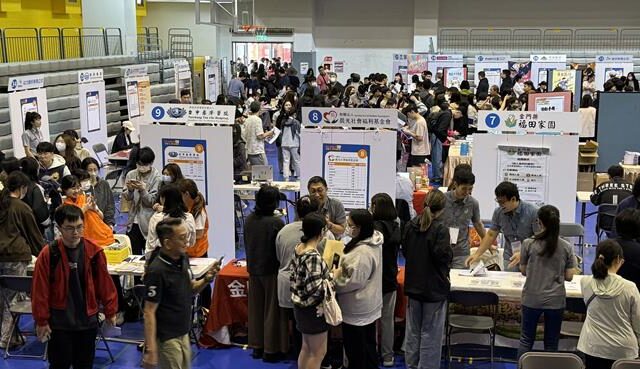 台灣新聞通訊社-「金大職達夢」就博會1600職缺獵人才 初步媒合率近6成