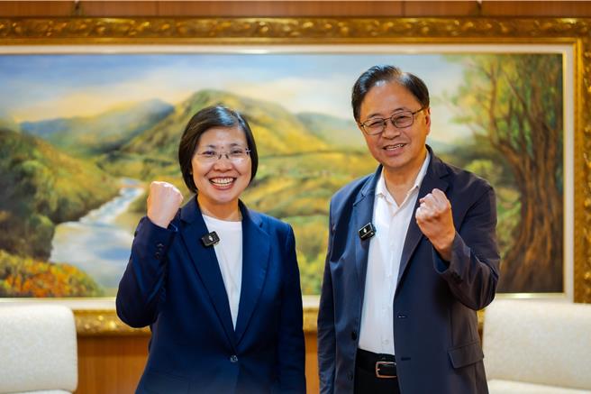 台灣新聞通訊社-備戰選舉、擘畫藍圖 徐欣瑩拜會張善政關注AI市政應用