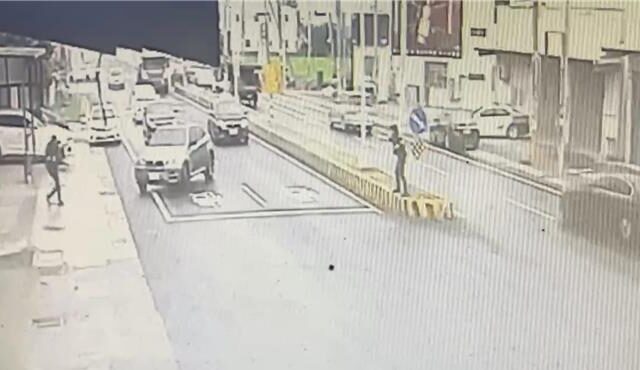 台灣新聞通訊社-7發子彈擋不住！麥寮警方射中犯嫌BMW輪胎仍逃逸