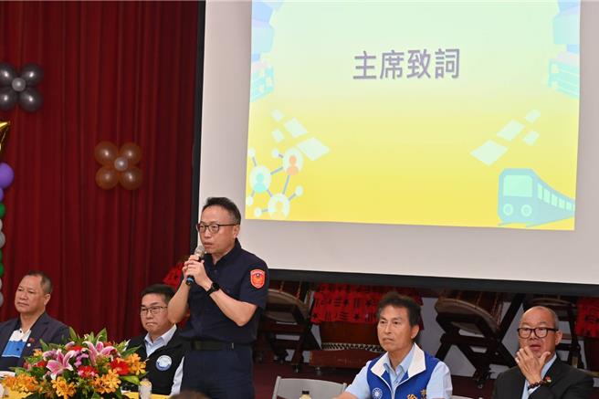 台灣新聞通訊社-大園警分局辦社區治安會議 約200人聚焦防詐、掃黑等議題