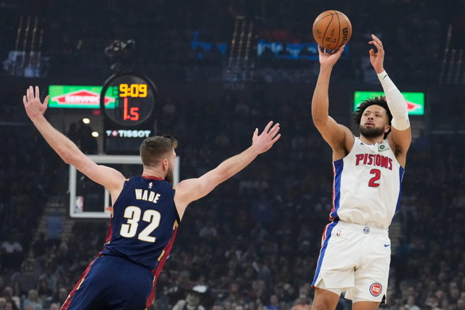 台灣新聞通訊社-NBA》騎士主場不敗之身破功 康寧漢強勢領軍活塞逼入G7