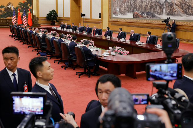 台灣新聞通訊社-川習會全球媒體大戰　CBS主播被迫台北連線 狀況連連