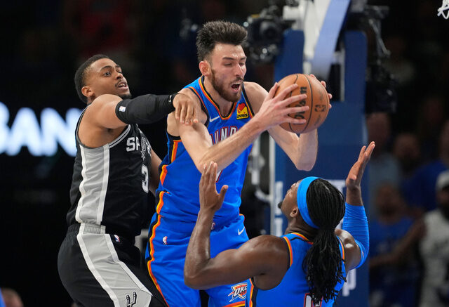 台灣新聞通訊社-NBA》霍姆格倫33分鐘僅得4分 美媒狠批：他是雷霆的班西蒙斯