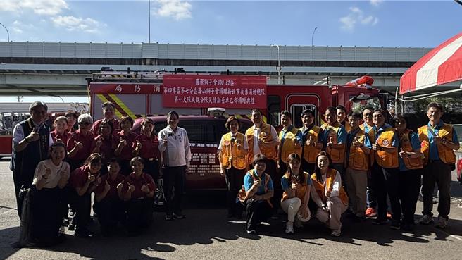 台灣新聞通訊社-新北議員協助媒合海山獅子會 捐贈災情勘查車